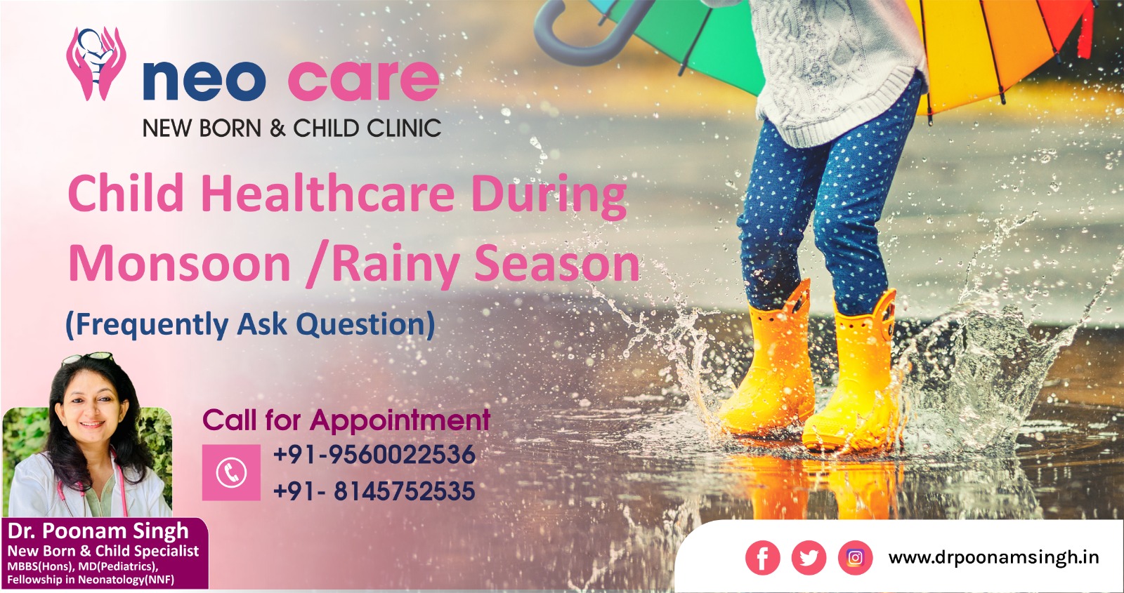 Child Healthcare During Monsoon /Rainy Season